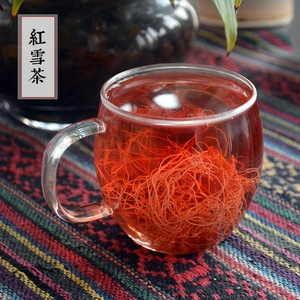金丝红雪茶西藏野生特级同仁堂正品红特产鹿心血茶精选无杂质