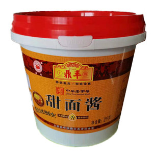 上海 鼎丰 甜面酱 2kg*6桶/箱   江浙沪皖包邮