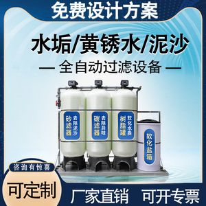 全自动软水器除垢设备软水机钠离子交换器锅炉水处理软化水设备新