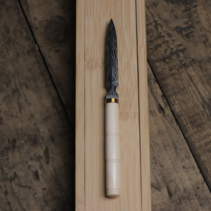 和顺斋猛犸象牙茶刀茶针猛犸牙雕茶具中式复古商务礼品收藏整料