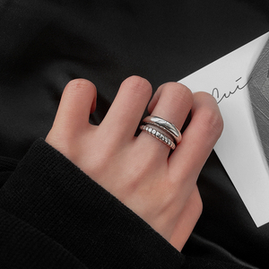 925纯银戒指女中指