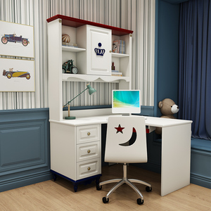 直角书台学习桌椅组合写字台家用儿童书房作业桌中小学生转角书桌