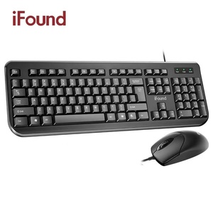 iFound方正科技F8106有线键盘鼠标套装USB外接笔记本台式电脑通用