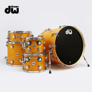 美产dw collectors 收藏家系列烤漆 amber 5鼓架子鼓爵士鼓套鼓