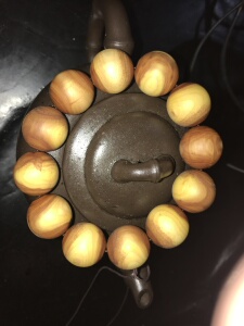 东北扁桃木扁担胡子佛珠扁核木手串黄花梨骨子金刚木通货20随机发