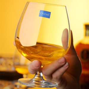 泰国ocean白兰地杯洋酒杯欧式家用玻璃杯酒杯大号水晶高脚红酒杯