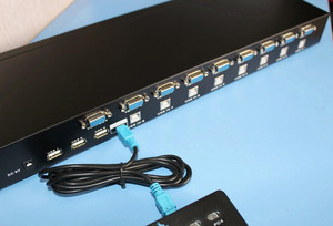 迈拓MT-801UK KVM切换器8口USB手动智能KVM带桌面控制器VGA8进1出