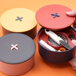 家用针线盒针线包线盒套装手缝针便携可爱小型收纳包修补阵线工具