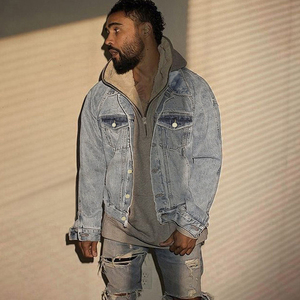 fear of god fog复线essentials水洗做旧潮牌休闲牛仔外套夹克男