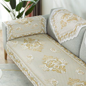 四季通用蕾丝沙发巾靠背巾扶手盖布沙发垫客厅布艺沙发套罩后背巾
