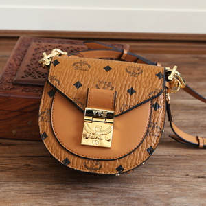 zara新款2020马鞍包 经典印花时尚百搭半圆包复古手提单肩斜挎小