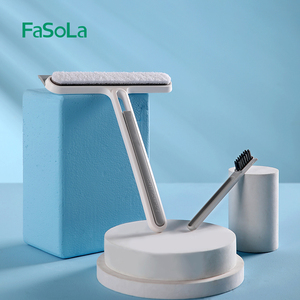 FaSoLa家用硅胶刮水器刮水刷子缝隙刷刮窗器窗台浴室擦玻璃神器