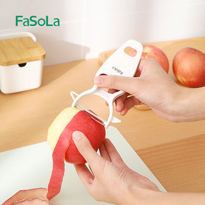 FaSoLa削皮刀削水果防割手厨房刨子多功能刮皮刀家用削苹果皮神器