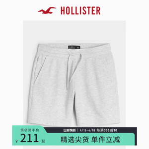 Hollister24春夏新款美式宽松休闲运动风毛圈布短裤男 KI328-4077