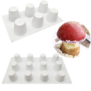 法式甜品慕斯圆台形锥形柱子杏鲍菇蘑菇头甜品烘焙模具食品级硅胶