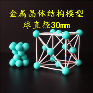 金属晶体结构模型