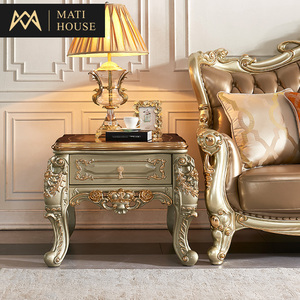玛蒂诗欧式角几边几客厅沙发角落实木小茶几时尚沙发旁边桌子622
