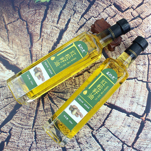 姜炳堂红松籽油东北长白山野生松子油500ml物理冷压榨凉拌食用油