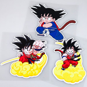 004人付款淘宝恐高症贴纸 七龙珠孙悟空车贴创意个性摩托改装划痕遮挡