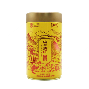 中茶海堤滇红·金条(大叶种工夫红茶)红茶罐装100g
