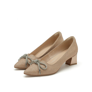 00欧曼时尚女装淘宝kadina卡迪娜女鞋高跟鞋2022春款商场同款尖头粗