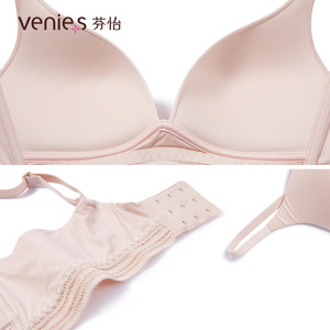 44银泰百货旗舰店天猫venies芬怡inthebox无钢圈舒适少女内衣纯棉里