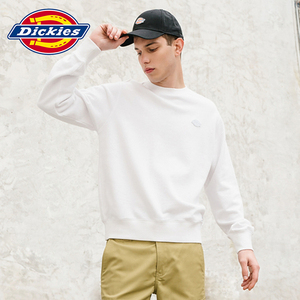 dickies卫衣男式基本款logo绣花布圆领套头春装新款上衣dk008716