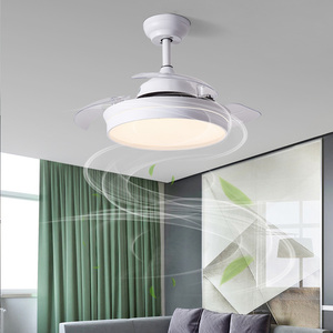 [预售]美的风扇灯吊灯餐厅卧室客厅家用简约现代灯具隐形吊扇灯