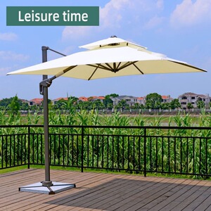 户外遮阳伞罗马伞大型户外摆摊遮雨伞别墅酒店饮餐太阳伞防紫外线