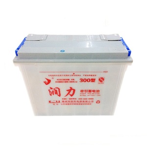 润力水电池电动三轮四轮牵引铅酸蓄水电瓶300型140a