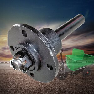 改装手推车拖挂平板车轮毂轴头 四孔五孔轮胎钢圈马车半轴配件