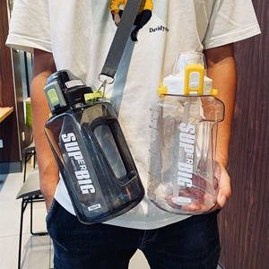 夏日水壶户外便携吨吨桶冷水壶大容量超水杯男生运动健身吸管吨顿