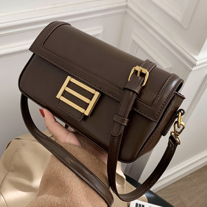 法国小众sandro ifashion 小包包软皮女包百搭单肩包复古斜挎包潮