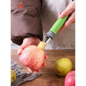 水果去核削皮神器二合一新款苹果梨子挖心刨取胡工具不锈钢打皮刀