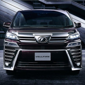 适用于埃尔法威尔法改装前标中网标闪电车头标丰田vellfire30系