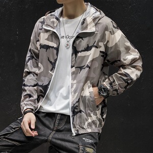 李宁迷彩防晒衣外套男超薄款透气皮肤风衣夏季户外骑行钓鱼防晒服