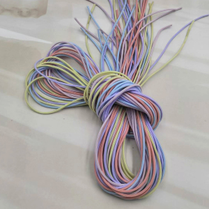 5mm纤细直纹高弹力长发绳扎马尾diy橡皮筋头绳