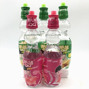 小樱桃汽水 日本饮料小樱桃波子汽水 蜜桃味/柠檬味250ml*24支