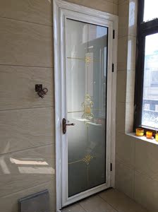 深圳铝合金平开门 新弧铝合金 凹弧铝合金门 洗手间门 钢化玻璃