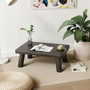 飘窗小茶几卧室坐地小桌子榻榻米家用小木桌简约日式圆桌客厅方桌