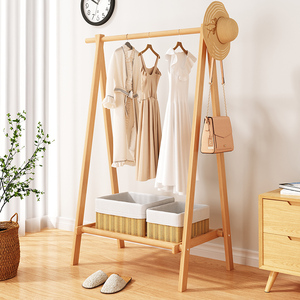 叠挂衣架木