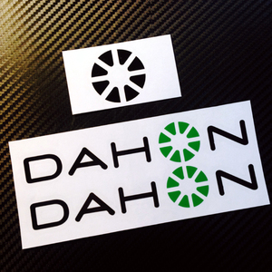 适用于dahon大行小字版画车贴车标自行车贴纸折叠车公路车