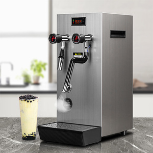 蒸汽开水机奶泡机商用奶茶店开水器奶茶加热机8l10l12l20l全自动