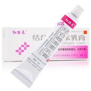 红丽来 结合雌激素乳膏 14g/支红丽来激素软膏雌激素乳膏 外用雌激素
