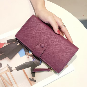 女式皮夹钱包真皮韩版