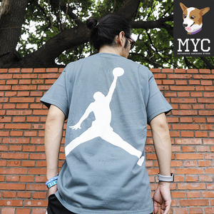 【myc】air jordan 男款乔丹针织扎染印花短袖t恤 dq3903-100-101