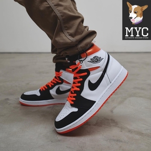 air jordan 1 retro high og aj1黑脚趾扣碎4.0 篮球鞋555088-180