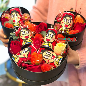 朋友闺蜜生日礼物鲜花速递东莞送花创意养乐多旺仔牛奶花束成品