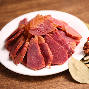 恒盛安徽160g牛肘特产健身即食真空酱牛肉熟食五香休闲零食卤牛肉