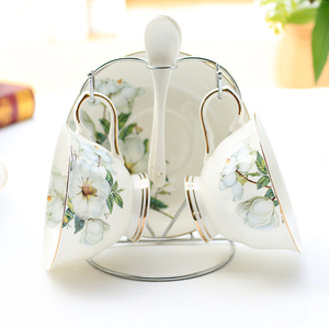 欧式咖啡杯套装骨瓷英式下午茶茶具家用个性创意陶瓷茶具套装茶杯